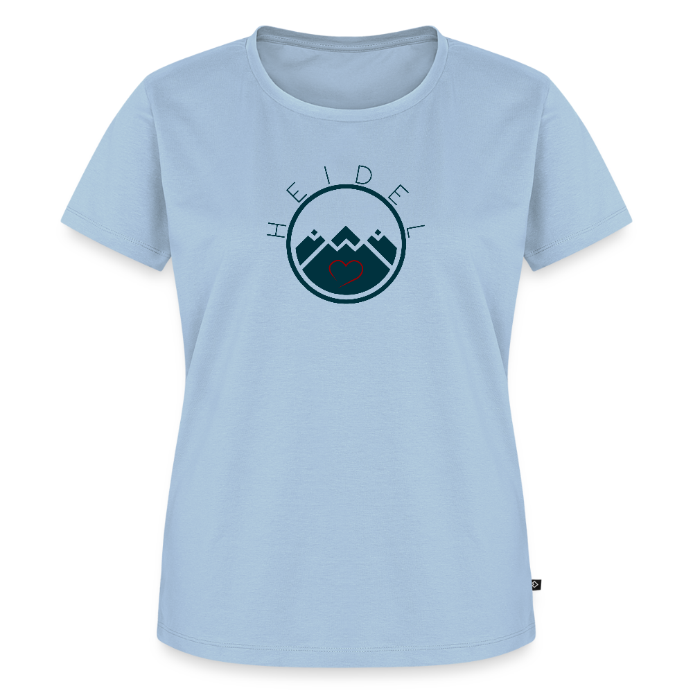 DAMEN ORGANIC SHIRT  - HEIDELSTORE TRANSPARENT - Hellblau