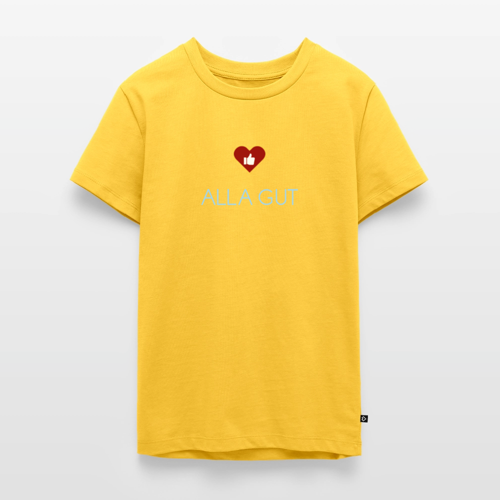 TEENAGER PREMIUM SHIRT - ALLA GUT DARK - Gelb