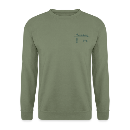 UNISEX SWEATSHIRT  - HEIDELBERG SINCE TRANSPARENT - Armeegrün