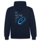 UNISEX HOODIE - IN NEINE UFF DA ZEIL RUGBY DARK - Navy/Rot