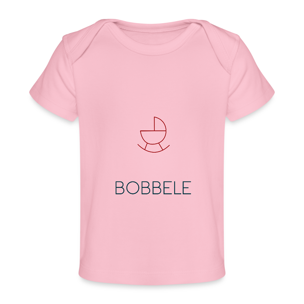 BABY ORGANIC SHIRT - BOBBELE TRANSPARENT - Hellrosa