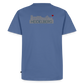 HERREN ORGANIC SHIRT - HEIDELBERGER SCHLOSS (DESIGN HINTEN) TRANSPARENT - Taubenblau