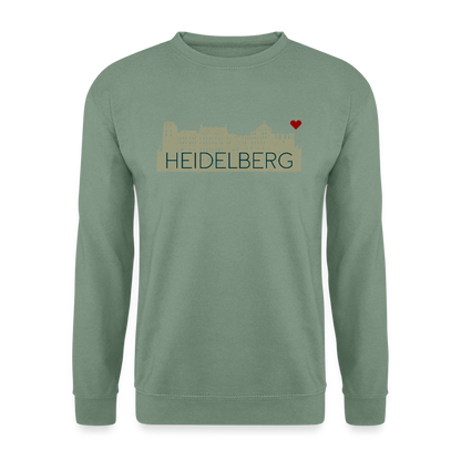 UNISEX SWEATSHIRT - HEIDELBERGER SCHLOSS TRANSPARENT - Graugrün