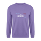 UNISEX SWEATSHIRT - HEIDEL(BERG)ER  MIT HERZ DARK - Lavendel
