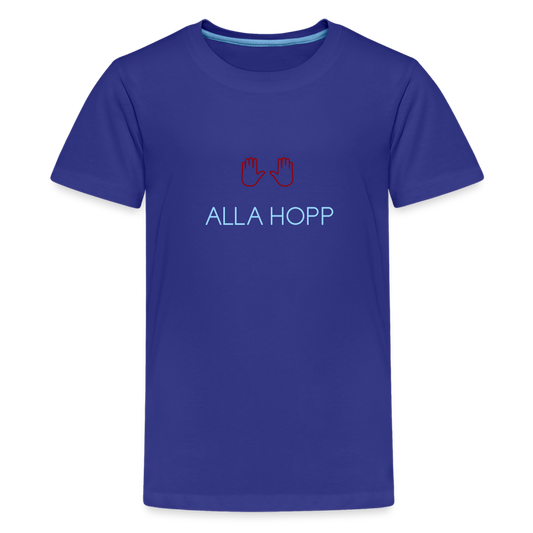 TEENAGER PREMIUM SHIRT - ALLA HOPP DARK - Königsblau