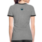 DAMEN KONTRAST SHIRT - NUFF UN NUNNA TRANSPARENT - Grau meliert/Schwarz