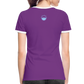 DAMEN KONTRAST SHIRT- ALLA GUT DARK - Lila/Weiß