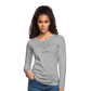 DAMEN LANGARM-SHIRT - ALLA MOL TRANSPARENT - Grau meliert