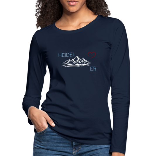 DAMEN LANGARM-SHIRT - HEIDEL(BERG)ER DARK - Navy