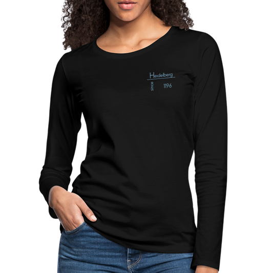 DAMEN LANGARM-SHIRT - HEIDELBERG SINCE DARK - Schwarz