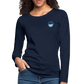DAMEN LANGARM-SHIRT - HEIDELBERGER SCHLOSS (DESIGN HINTEN) DARK - Navy