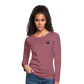 DAMEN LANGARM-SHIRT - HEIDELBERGER SCHLOSS (DESIGN HINTEN) TRANSPARENT - Malve