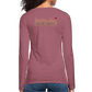 DAMEN LANGARM-SHIRT - HEIDELBERGER SCHLOSS (DESIGN HINTEN) TRANSPARENT - Malve