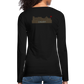 DAMEN LANGARM-SHIRT - HEIDELBERGER SCHLOSS DAHÄM (DESIGN HINTEN) DARK - Schwarz
