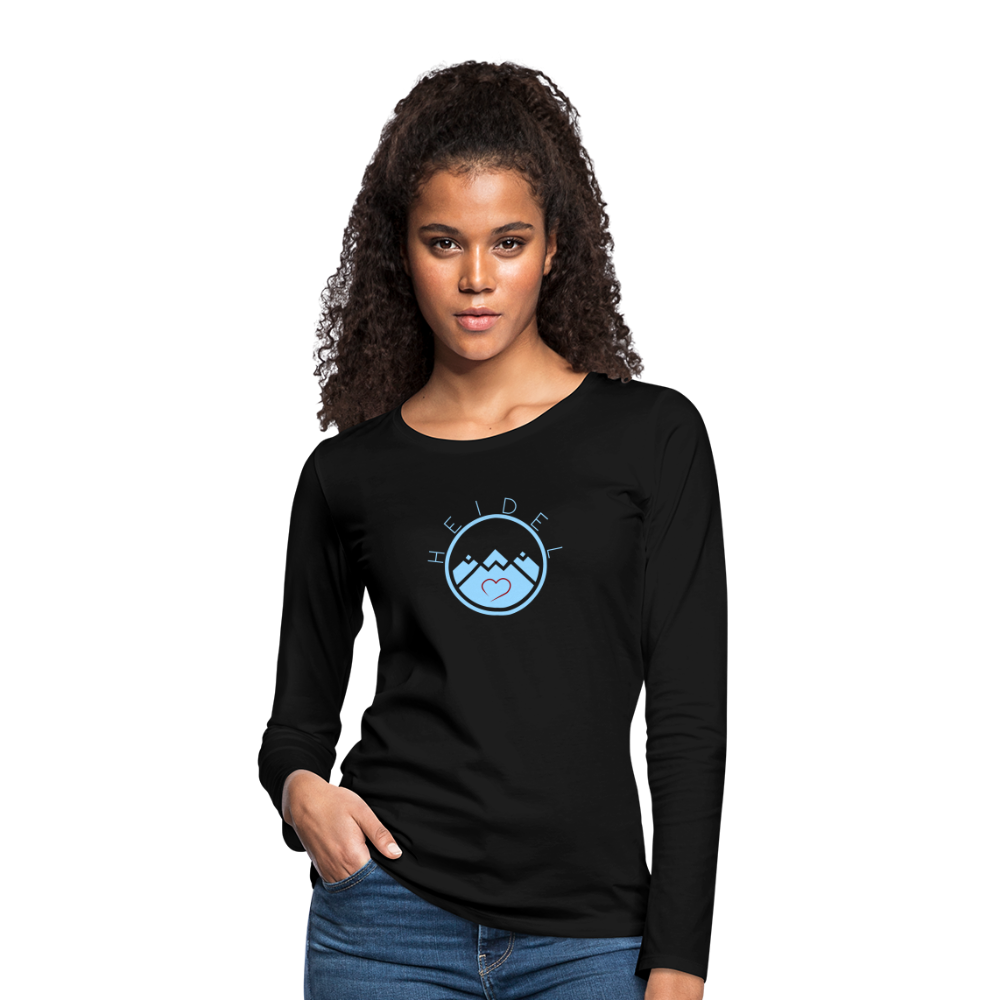 DAMEN LANGARM-SHIRT - HEIDELSTORE DARK - Schwarz