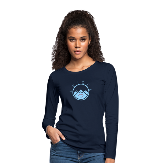 DAMEN LANGARM-SHIRT - HEIDELSTORE DARK - Navy
