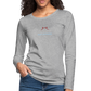 DAMEN LANGARM-SHIRT - NUFF UN NUNNA DARK - Grau meliert