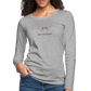 DAMEN LANGARM-SHIRT - NUFF UN NUNNA TRANSPARENT - Grau meliert