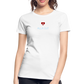 DAMEN ORGANIC SHIRT - ALLA GUT DARK - weiß