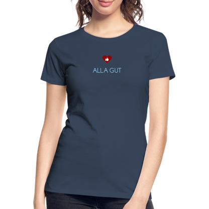 DAMEN ORGANIC SHIRT - ALLA GUT DARK - Navy