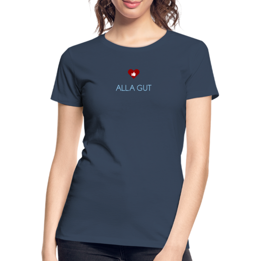 DAMEN ORGANIC SHIRT - ALLA GUT DARK - Navy