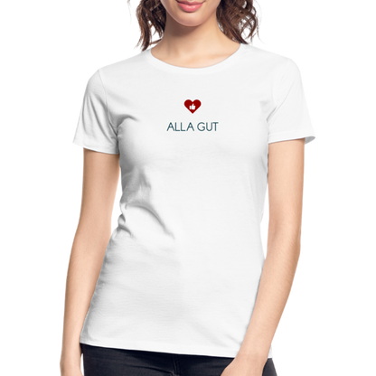 DAMEN ORGANIC SHIRT - ALLA GUT TRANSPARENT - weiß