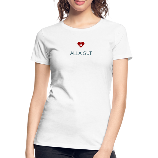 DAMEN ORGANIC SHIRT - ALLA GUT TRANSPARENT - weiß