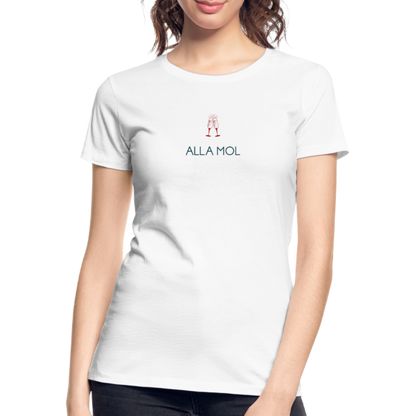 DAMEN ORGANIC SHIRT - ALLA MOL TRANSPARENT - weiß