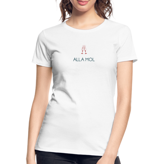 DAMEN ORGANIC SHIRT - ALLA MOL TRANSPARENT - weiß
