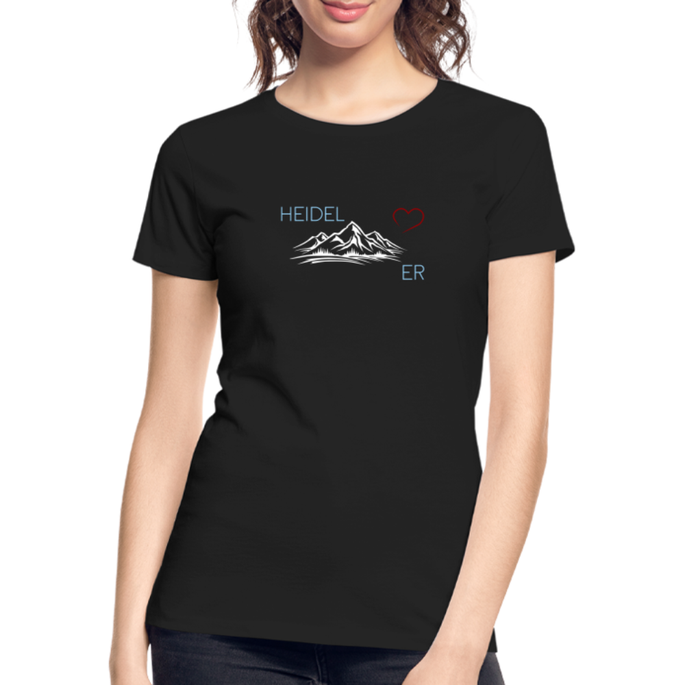 DAMEN ORGANIC SHIRT - HEIDEL(BERG)ER DARK - Schwarz