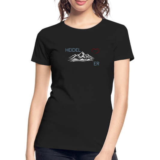 DAMEN ORGANIC SHIRT - HEIDEL(BERG)ER DARK - Schwarz