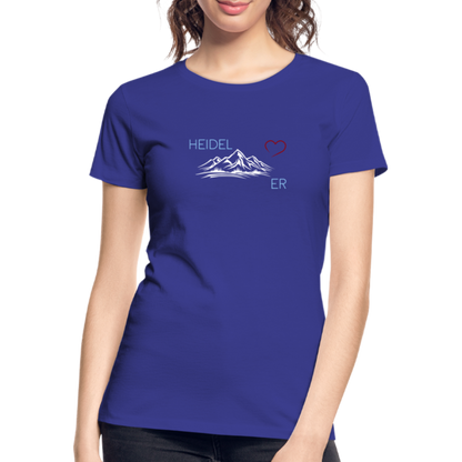 DAMEN ORGANIC SHIRT - HEIDEL(BERG)ER DARK - Königsblau
