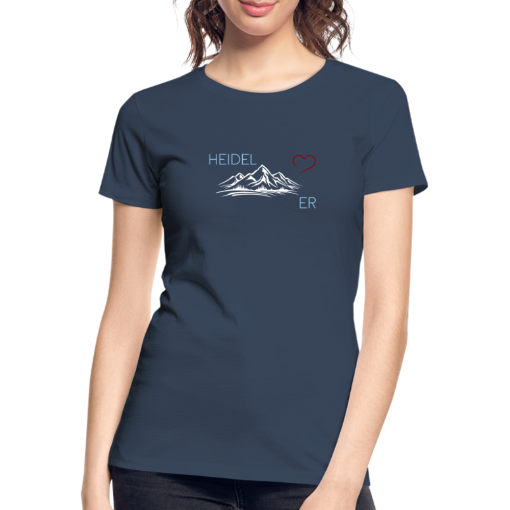 DAMEN ORGANIC SHIRT - HEIDEL(BERG)ER DARK - Navy