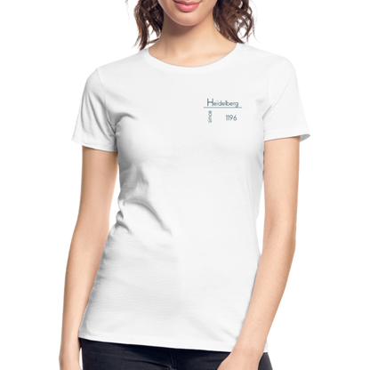 DAMEN ORGANIC SHIRT - HEIDELBERG SINCE TRANSPARENT - weiß