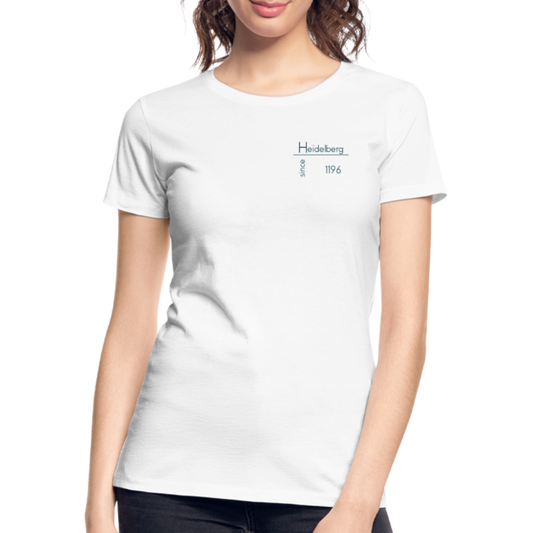 DAMEN ORGANIC SHIRT - HEIDELBERG SINCE TRANSPARENT - weiß