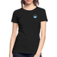DAMEN ORGANIC SHIRT - HEIDELBERGER SCHLOSS (DESIGN HINTEN) DARK - Schwarz