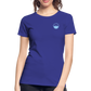 DAMEN ORGANIC SHIRT - HEIDELBERGER SCHLOSS (DESIGN HINTEN) DARK - Königsblau