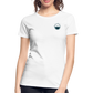 DAMEN ORGANIC SHIRT - HEIDELBERGER SCHLOSS (DESIGN HINTEN) TRANSPARENT - weiß