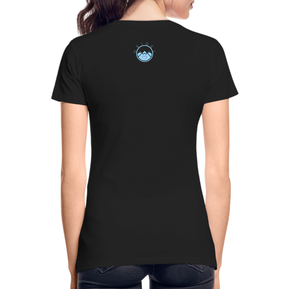 DAMEN ORGANIC SHIRT - HEIDELBERGER SCHLOSS DAHÄM DARK - Schwarz