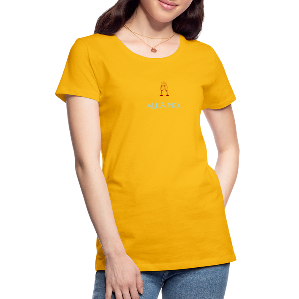 DAMEN SHIRT - ALLA MOL DARK - Sonnengelb