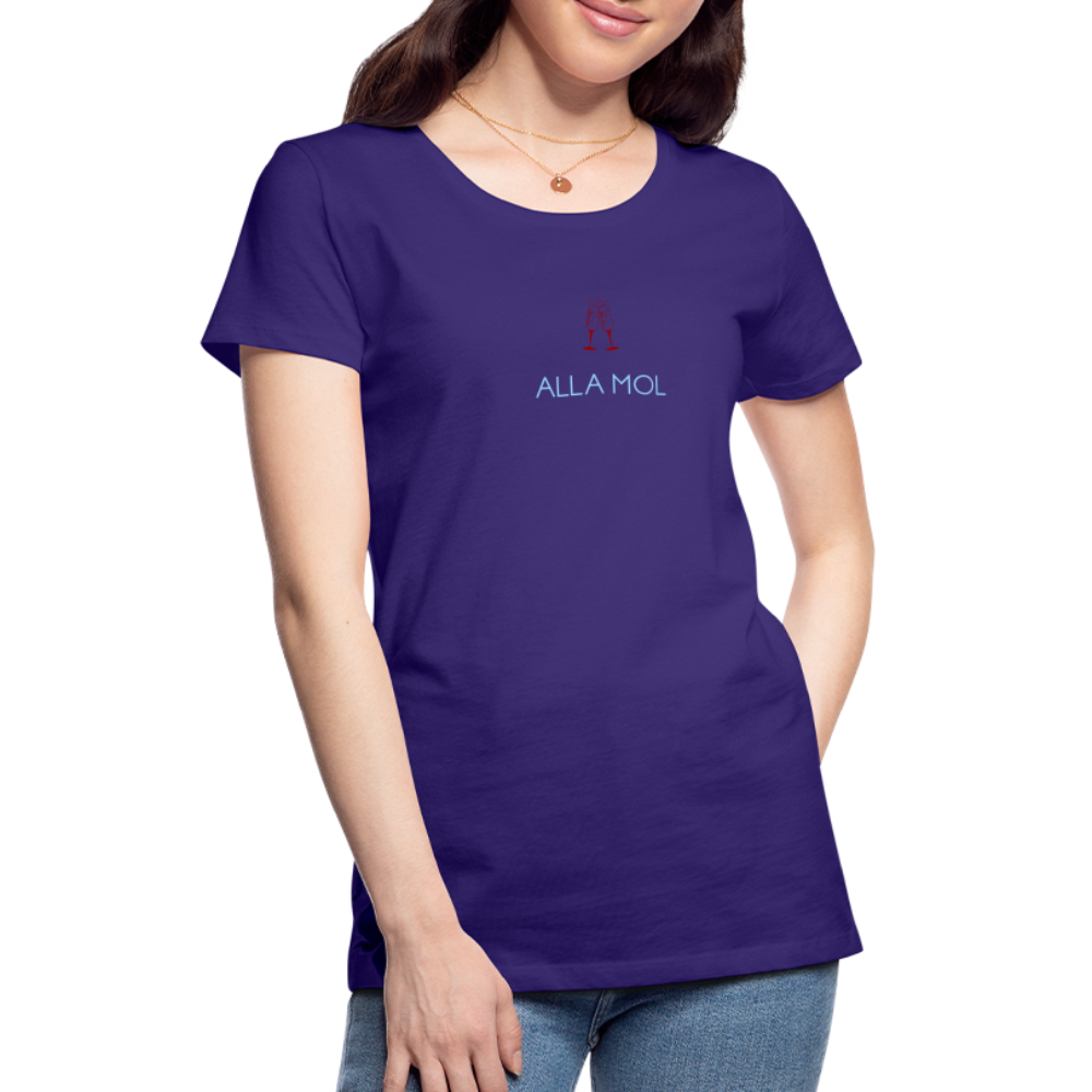 DAMEN SHIRT - ALLA MOL DARK - Lila