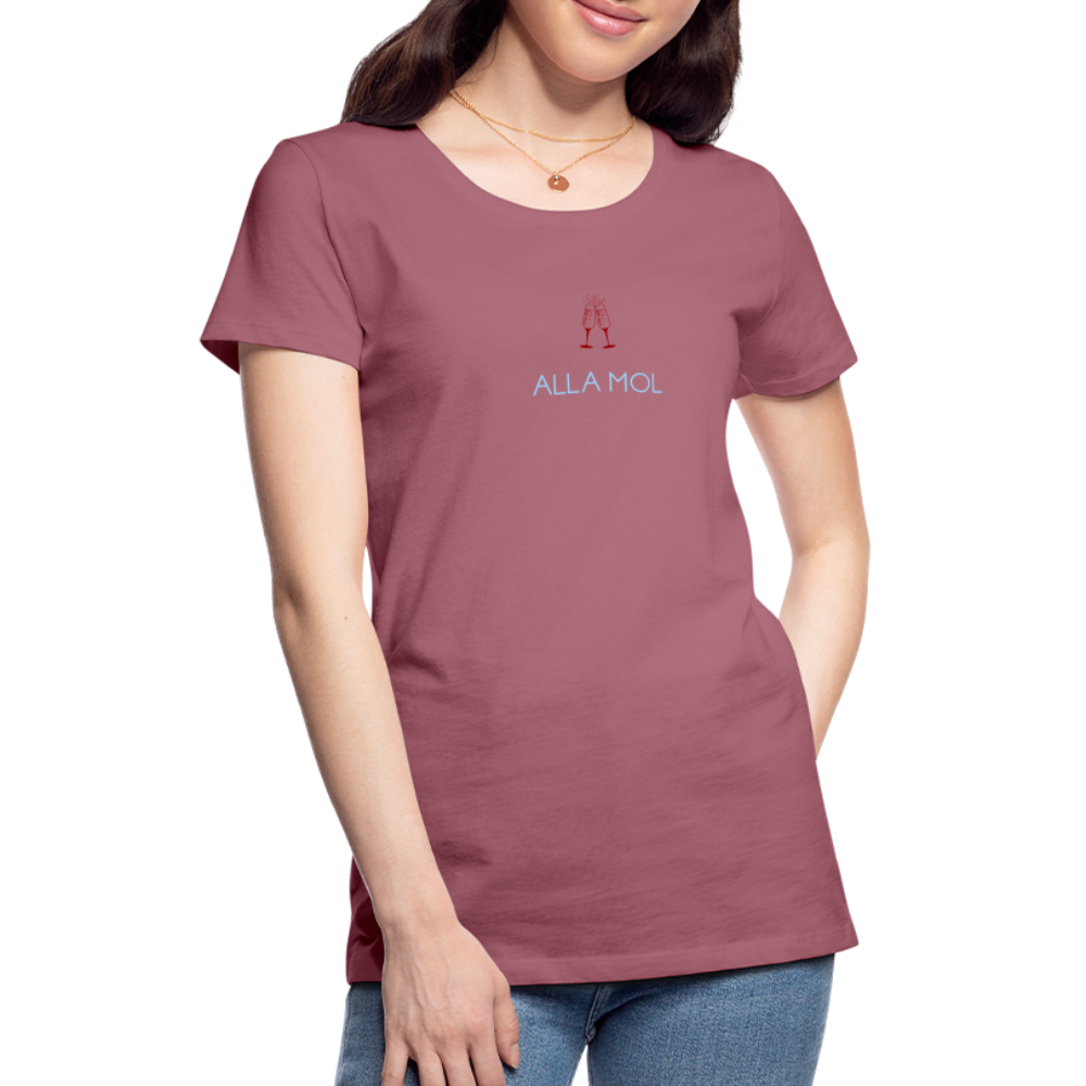 DAMEN SHIRT - ALLA MOL DARK - Malve