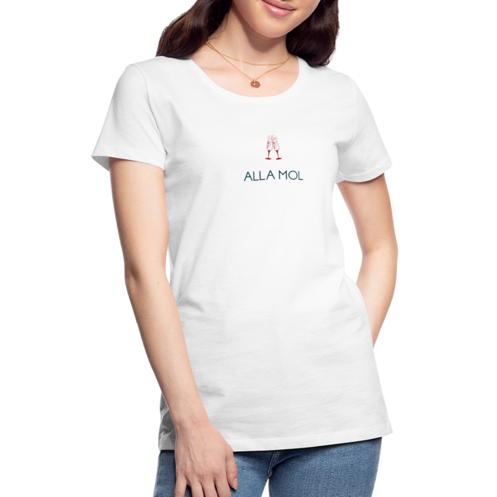 DAMEN SHIRT - ALLA MOL TRANSPARENT - Weiß