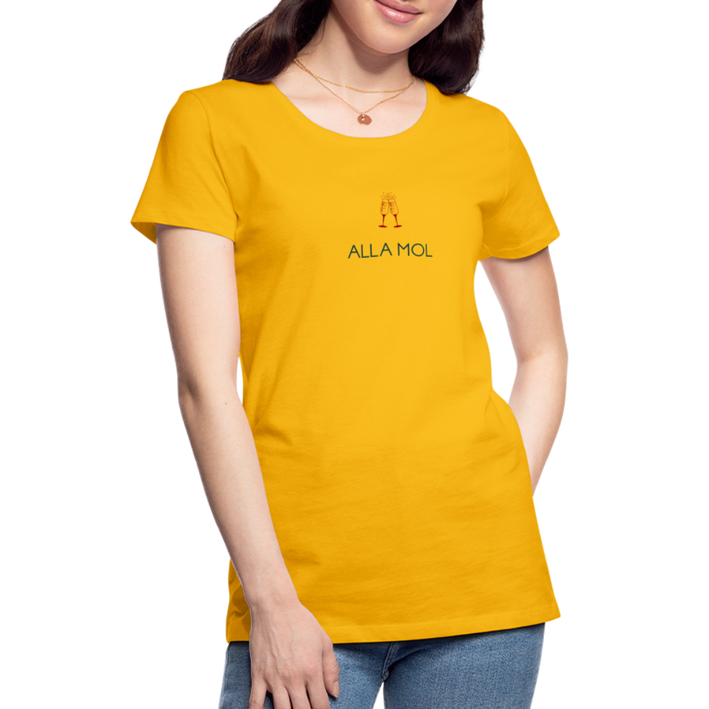 DAMEN SHIRT - ALLA MOL TRANSPARENT - Sonnengelb
