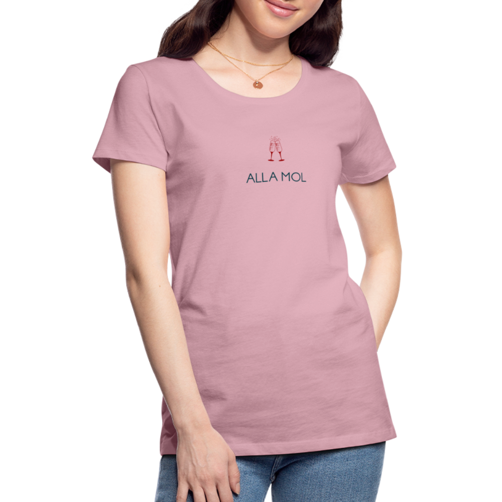 DAMEN SHIRT - ALLA MOL TRANSPARENT - Hellrosa