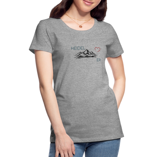 DAMEN SHIRT - HEIDEL(BERG)ER TRANSPARENT - Grau meliert