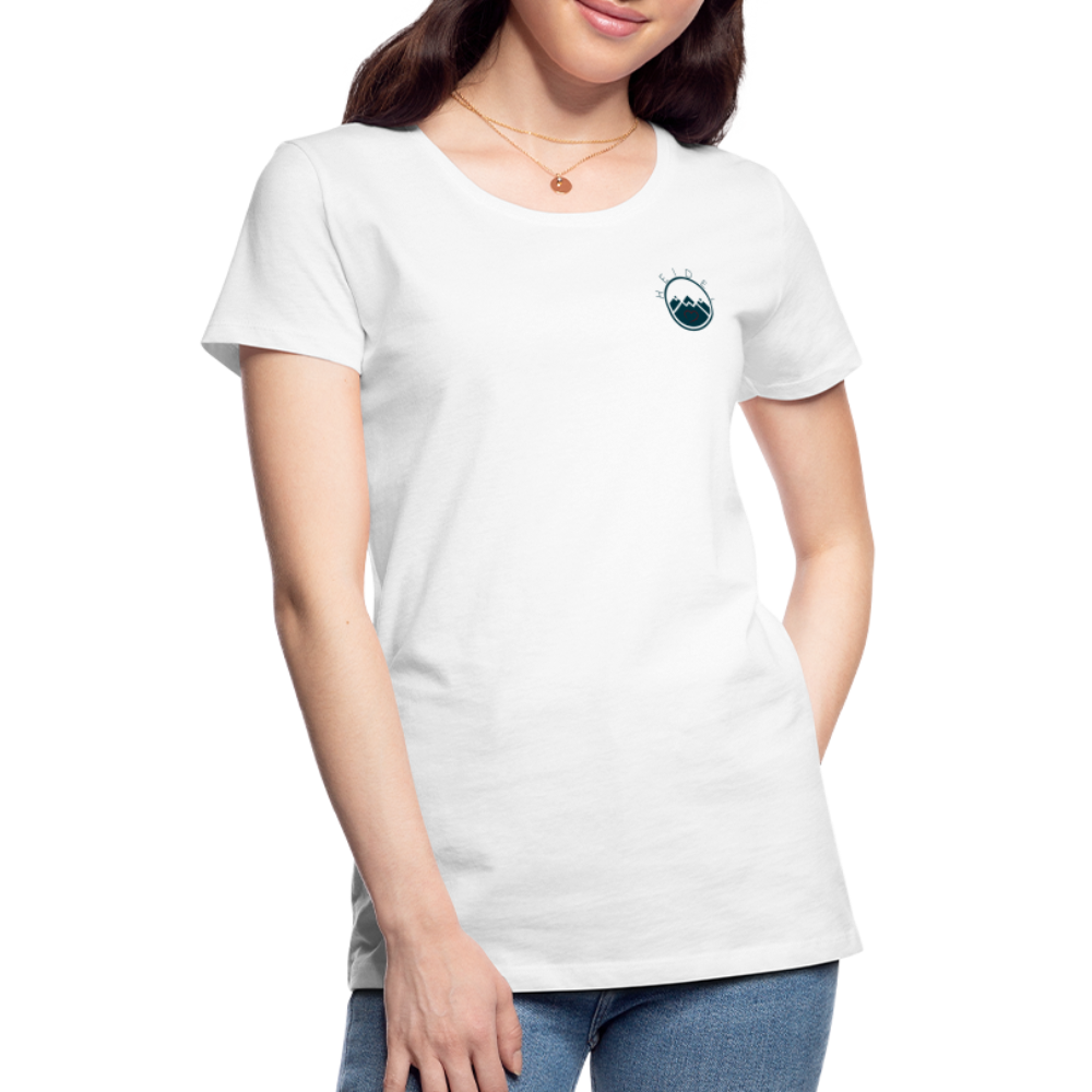 DAMEN SHIRT - HEIDELBERGER SCHLOSS DAHÄM (DESIGN HINTEN) TRANSPARENT - Weiß
