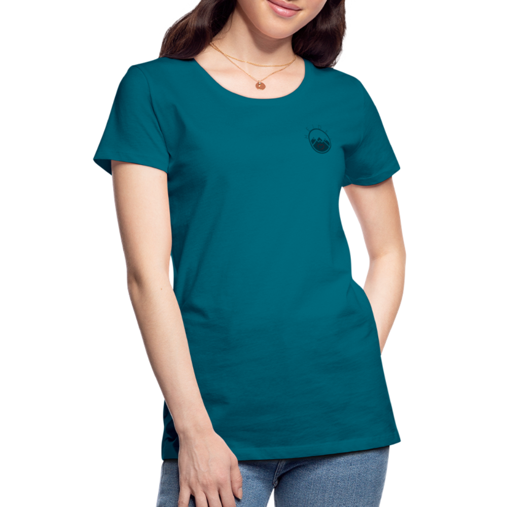 DAMEN SHIRT - HEIDELBERGER SCHLOSS DAHÄM (DESIGN HINTEN) TRANSPARENT - Divablau