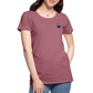 DAMEN SHIRT - HEIDELBERGER SCHLOSS DAHÄM (DESIGN HINTEN) TRANSPARENT - Malve