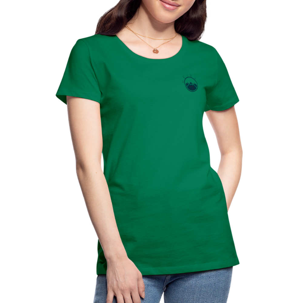 DAMEN SHIRT - HEIDELBERGER SCHLOSS DAHÄM (DESIGN HINTEN) TRANSPARENT - Kelly Green